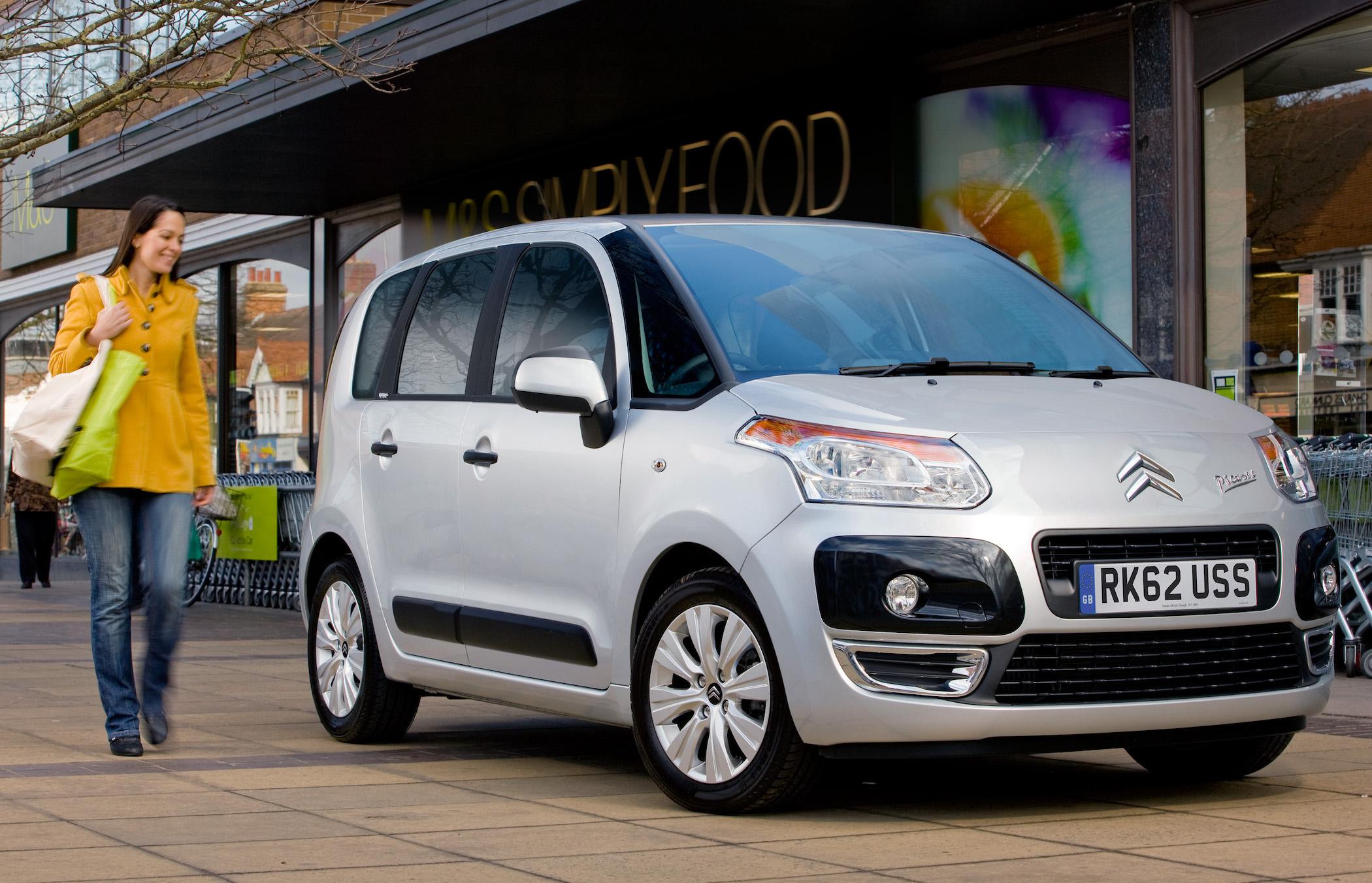 silver citroen c3 picasso at marks and spencer